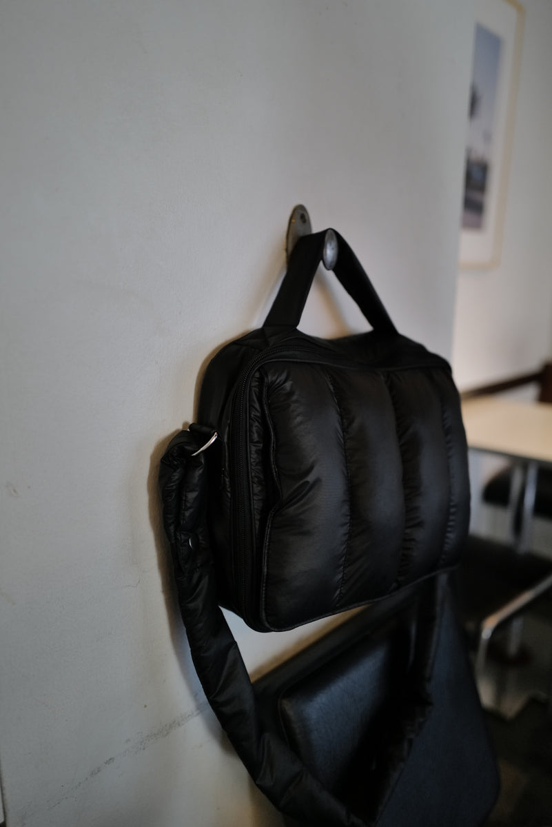 quilting mothers pouch bag -BLK-