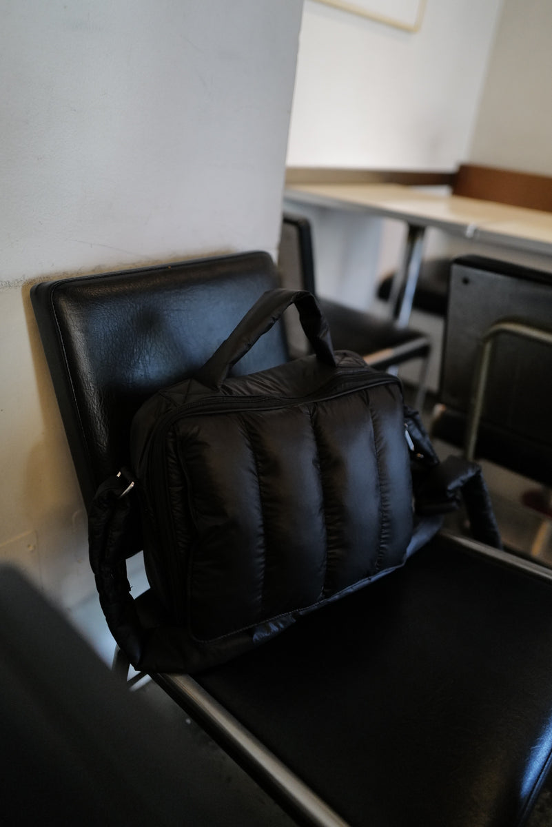 quilting mothers pouch bag -BLK-