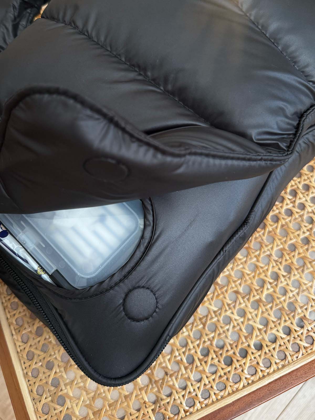 quilting mothers pouch bag -BLK-