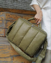 【限定カラー】quilting mothers pouch bag -KHAKI-
