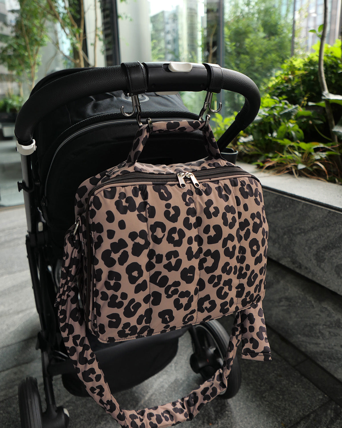 quilting mothers pouch bag -LEOPARD-