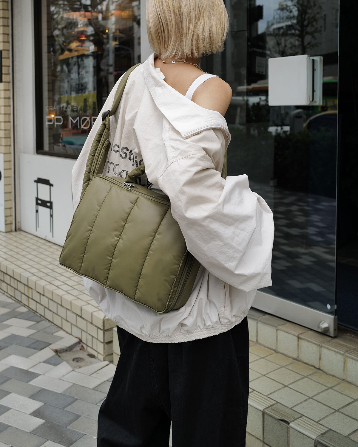 再値下げ本日限定calin quilting mothers pouch bag 限定カラー】quilting mothers pouch bag -KHAKI- – Calin ONLINESTORE