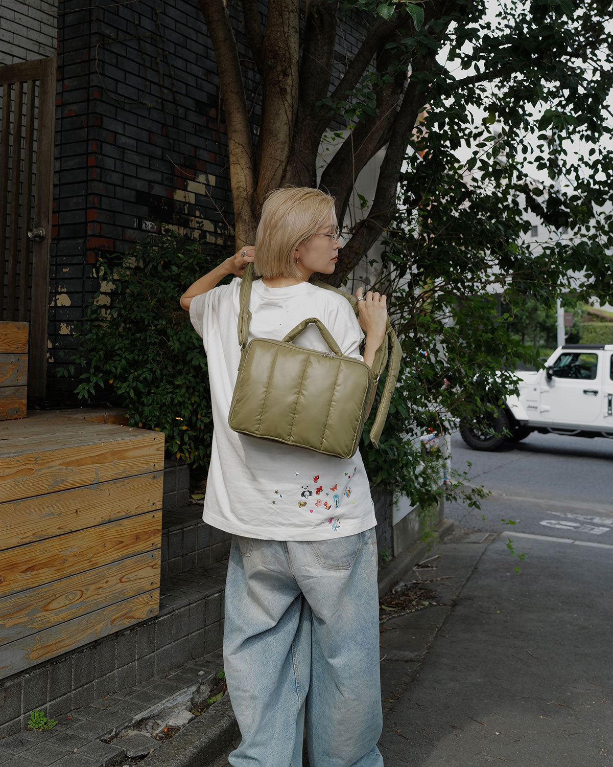 限定カラー】quilting mothers pouch bag -KHAKI- – Calin ONLINESTORE